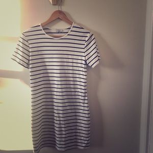 Stripped cotton Tobi tee shirt dress